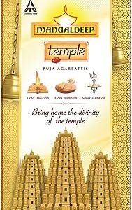 Mangaldeep Temple 3-in-1 Agarbatti (108g)
